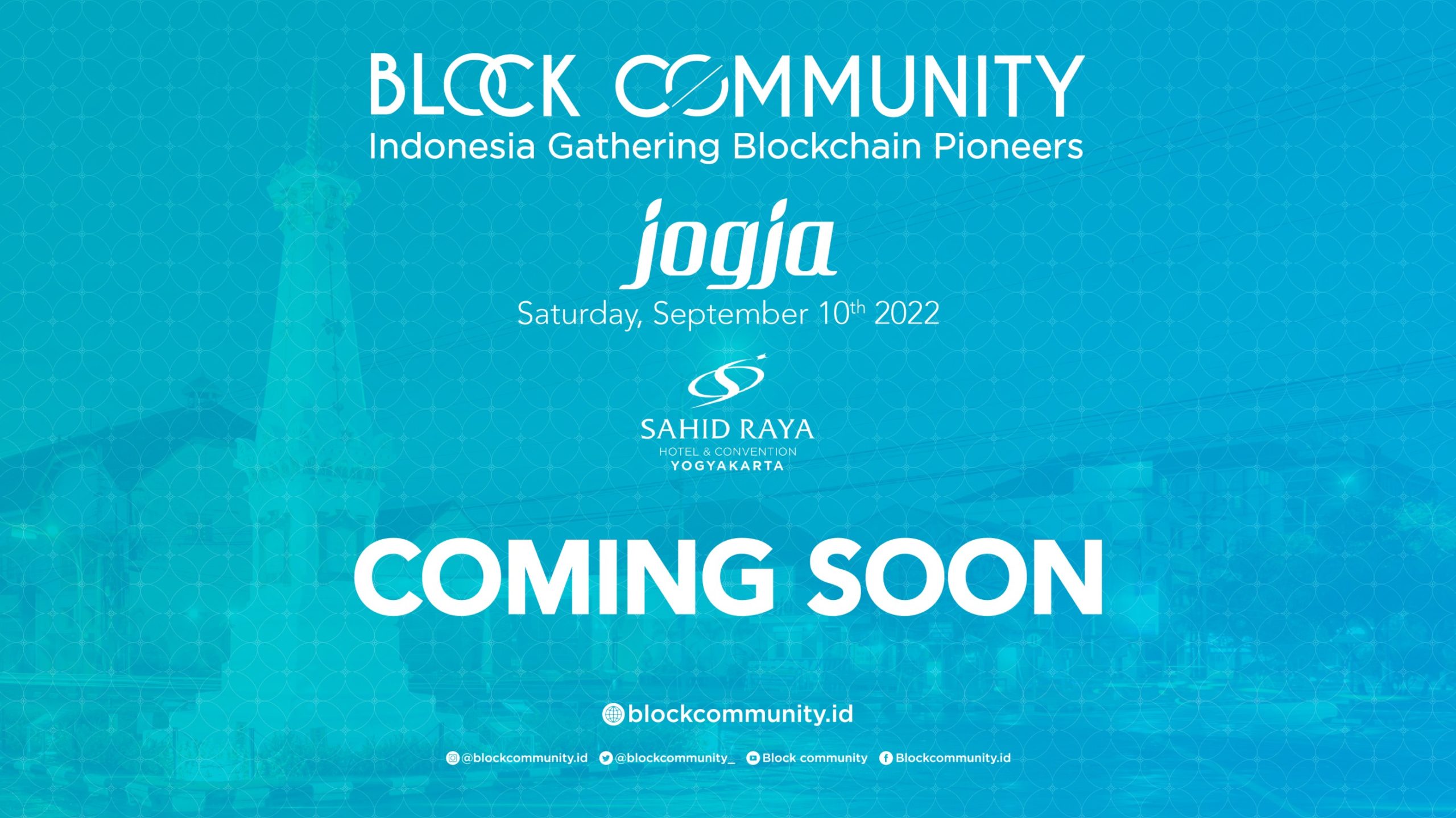 Coming Soon Block Community Yogyakarta 2022